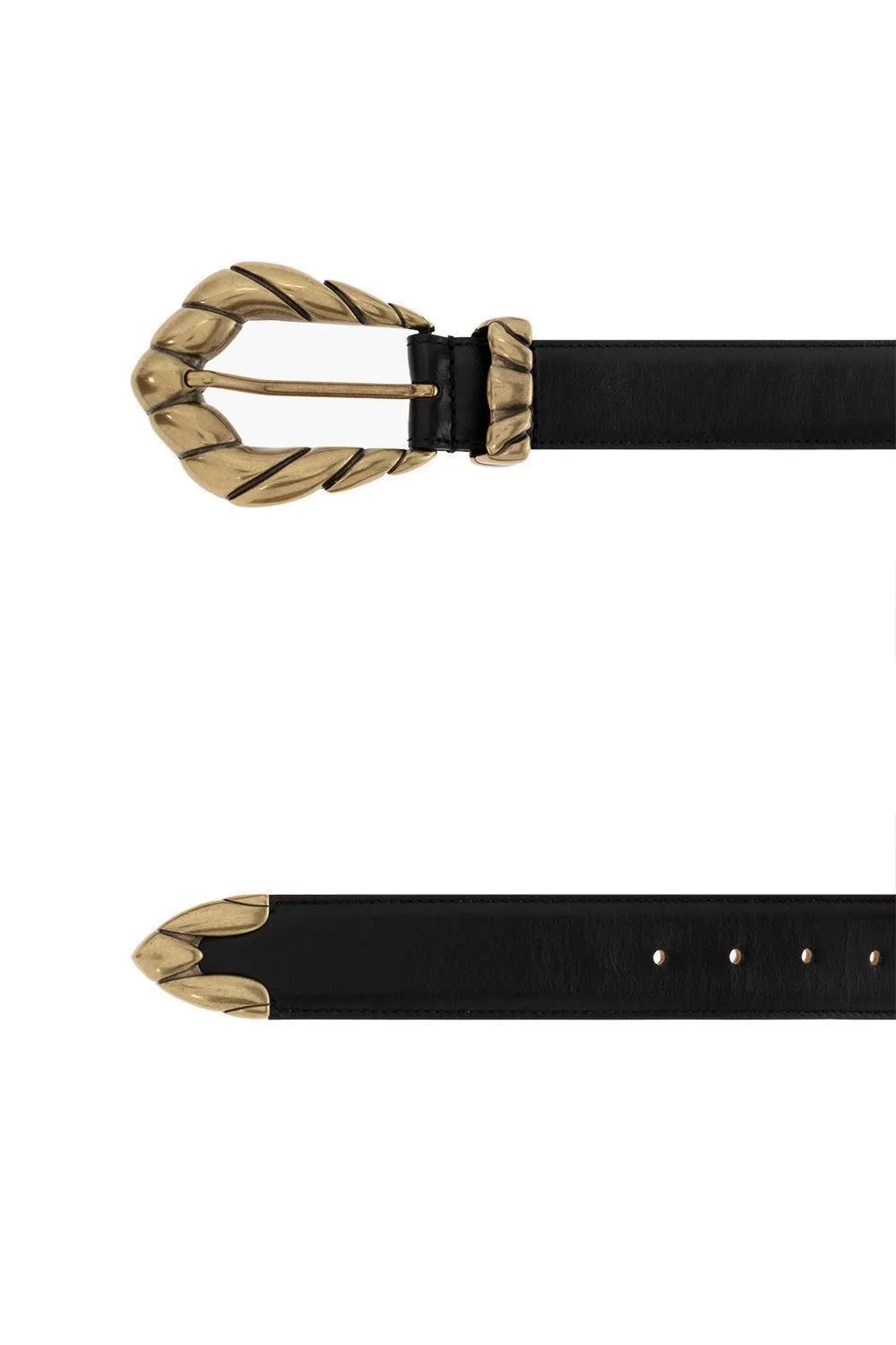 Belt With Twisted Buckle