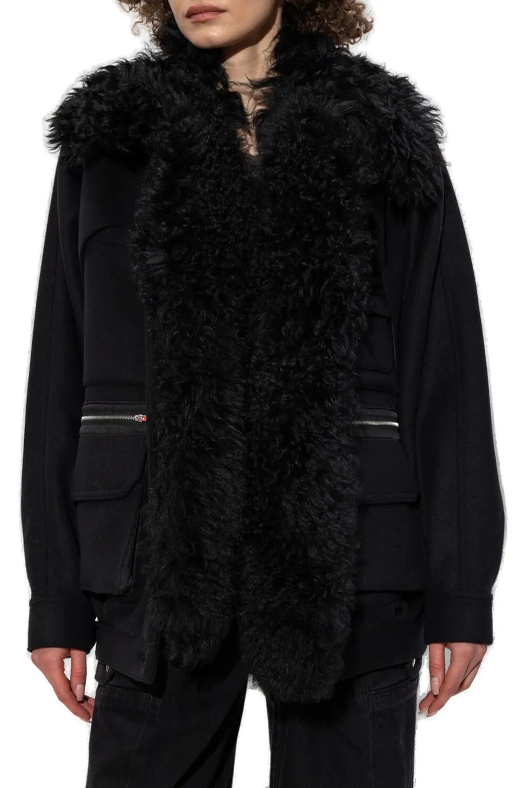 Parka With Fur Trim