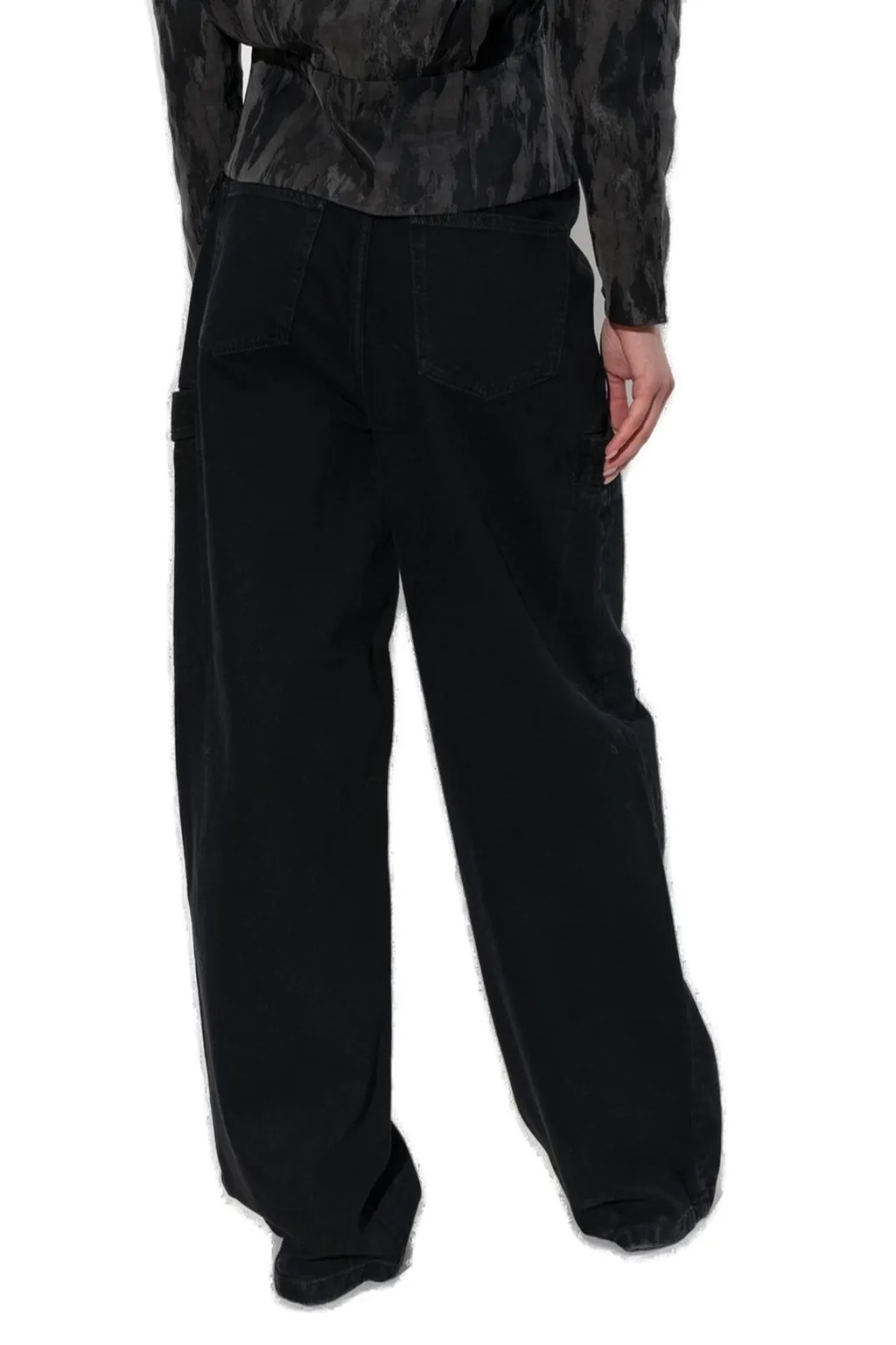 Wide-Leg Cargo Pants