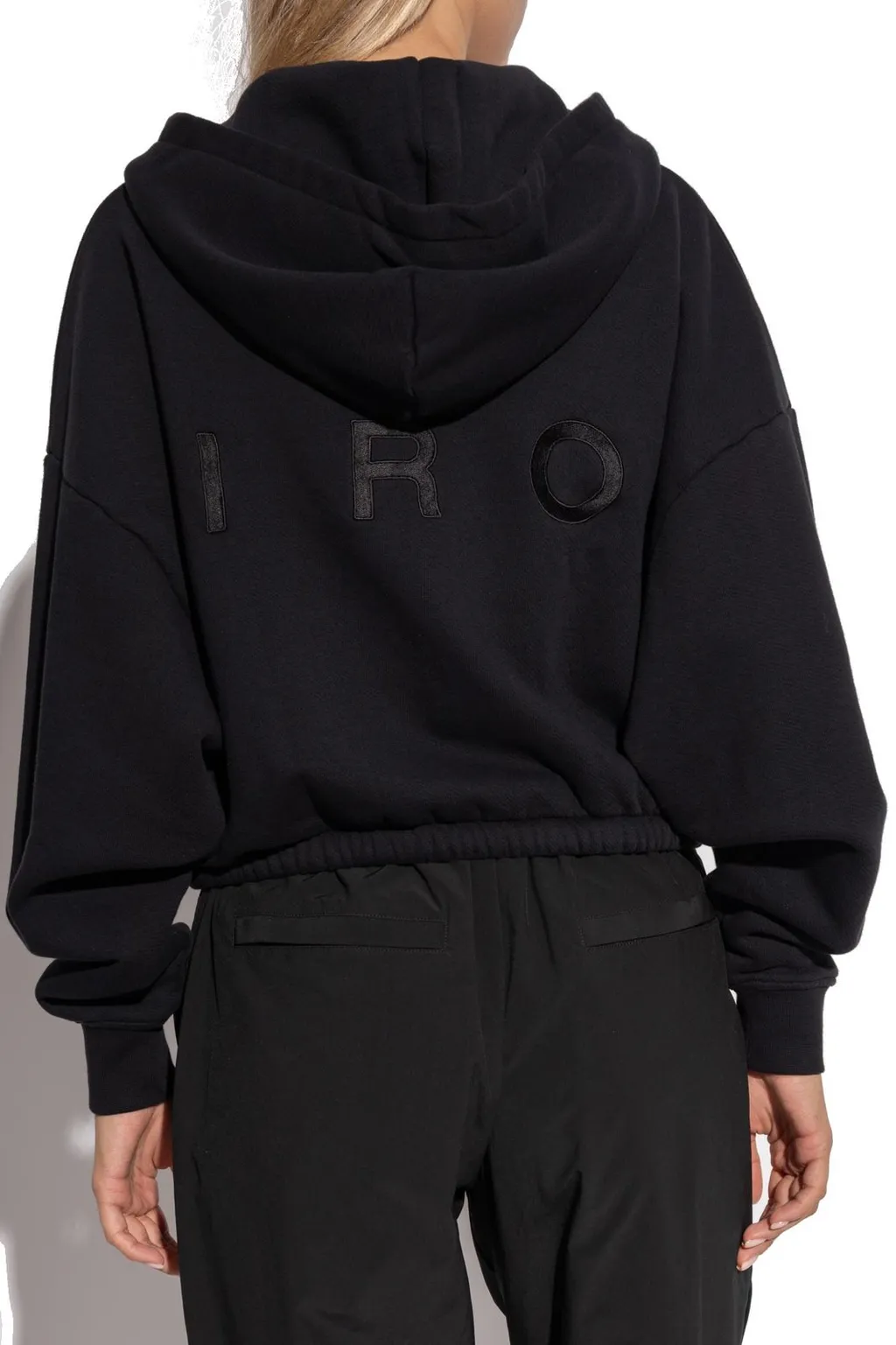Cropped Zip-Up Hoodie