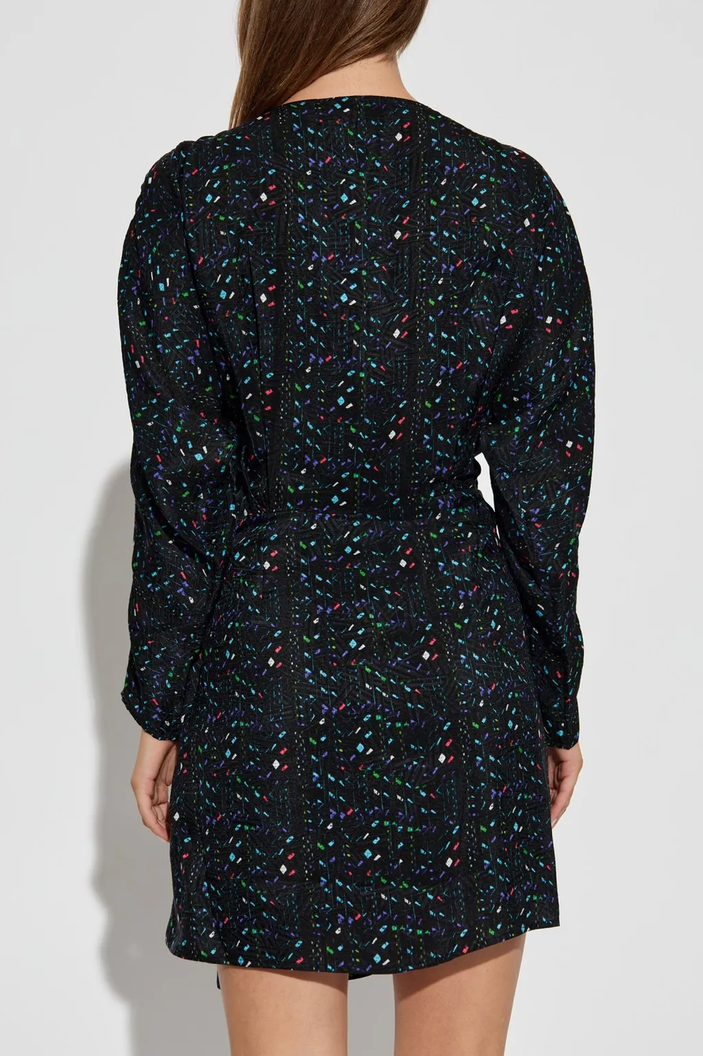 Printed Wrap Dress
