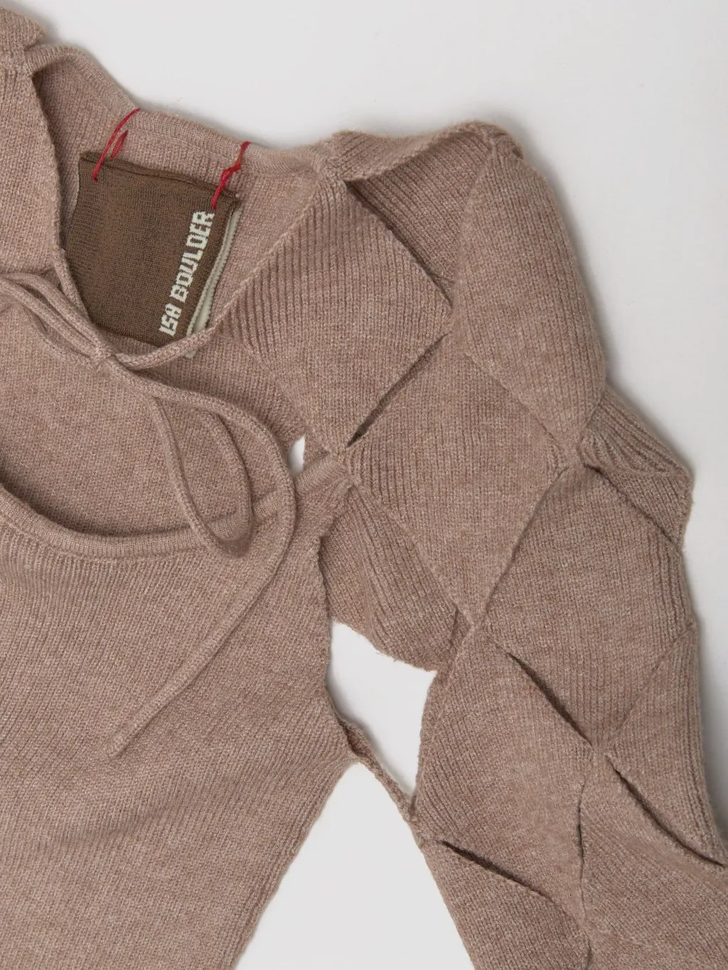 Knit Top With Integrated Gloves