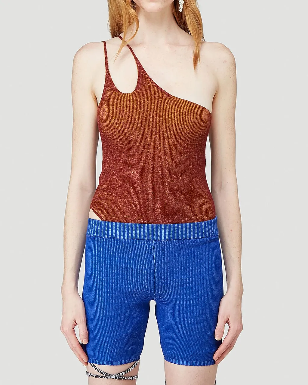 One-Shoulder Knit Top