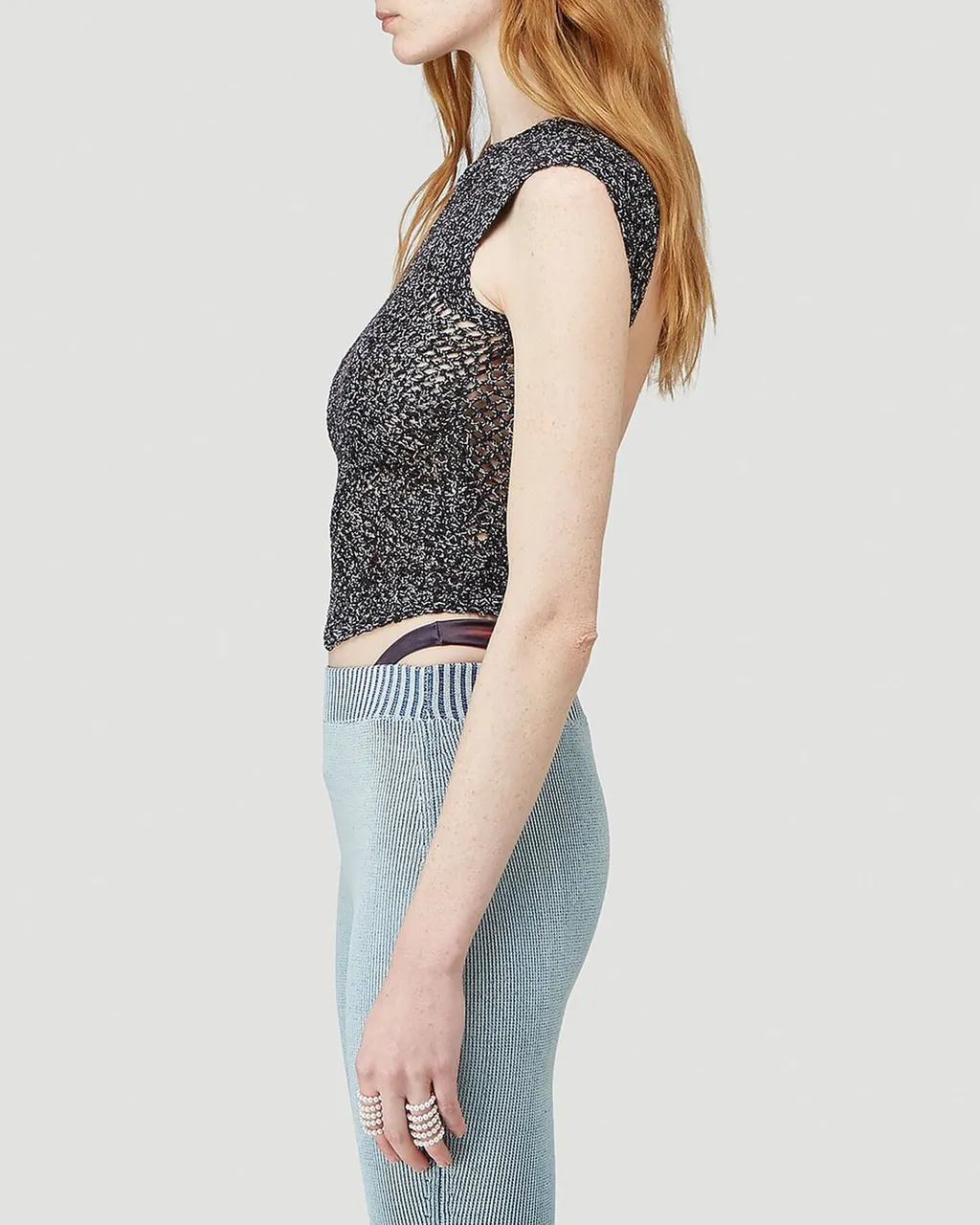 Cropped Knit Top