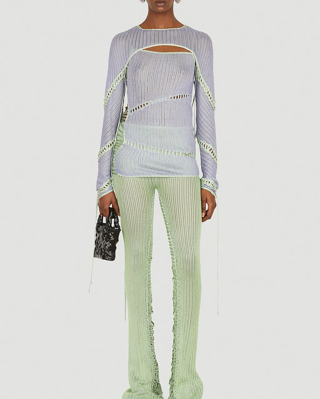 Cutout Knit Top