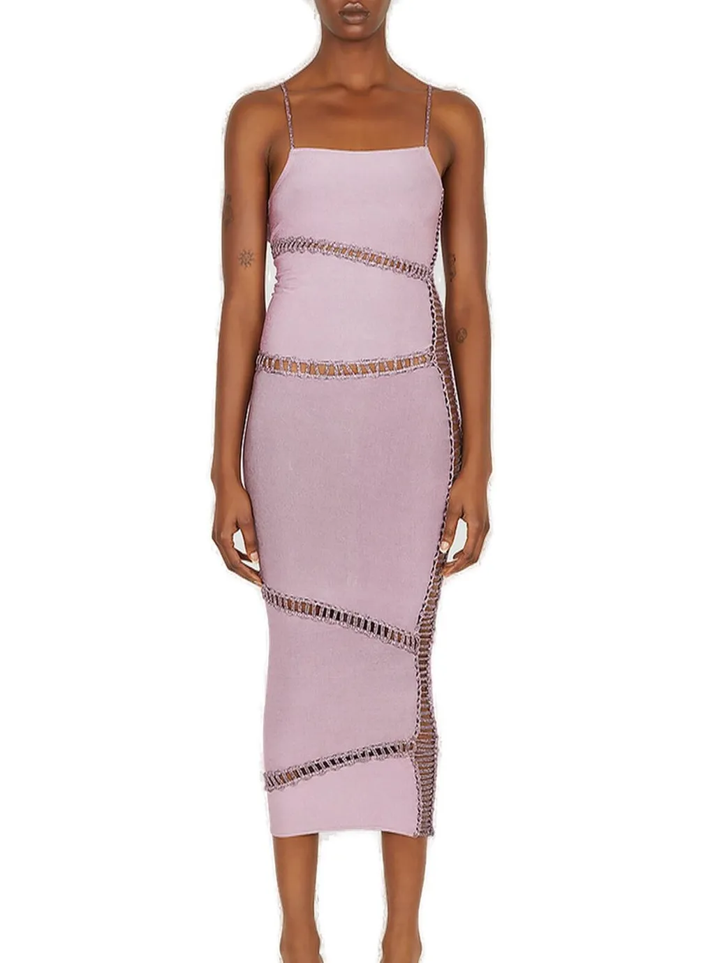 Cutout Chain Midi Dress