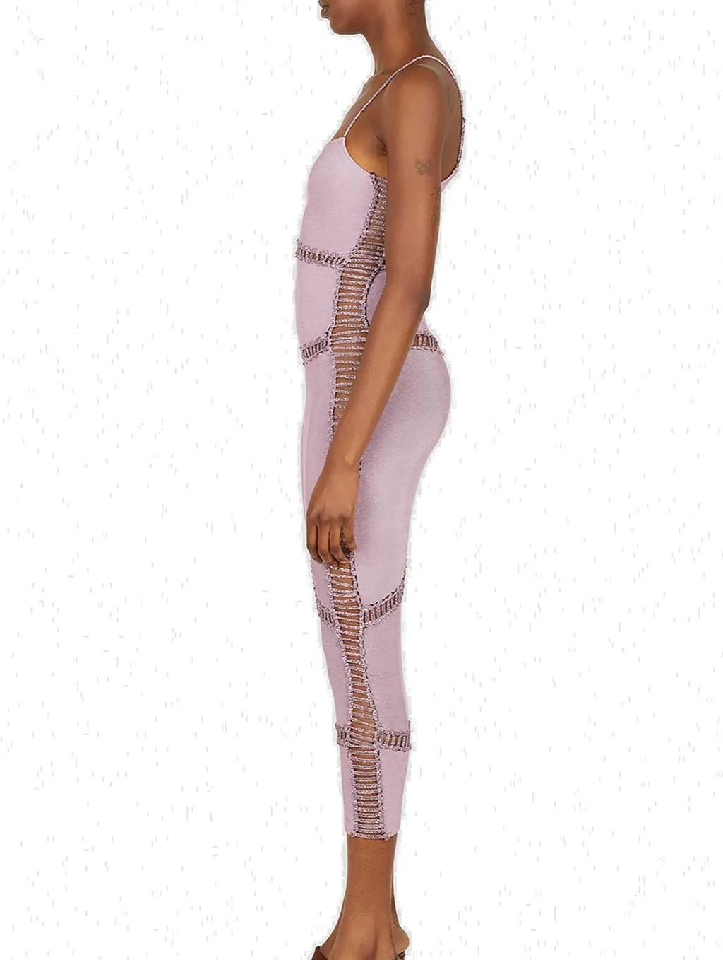 Cutout Chain Midi Dress