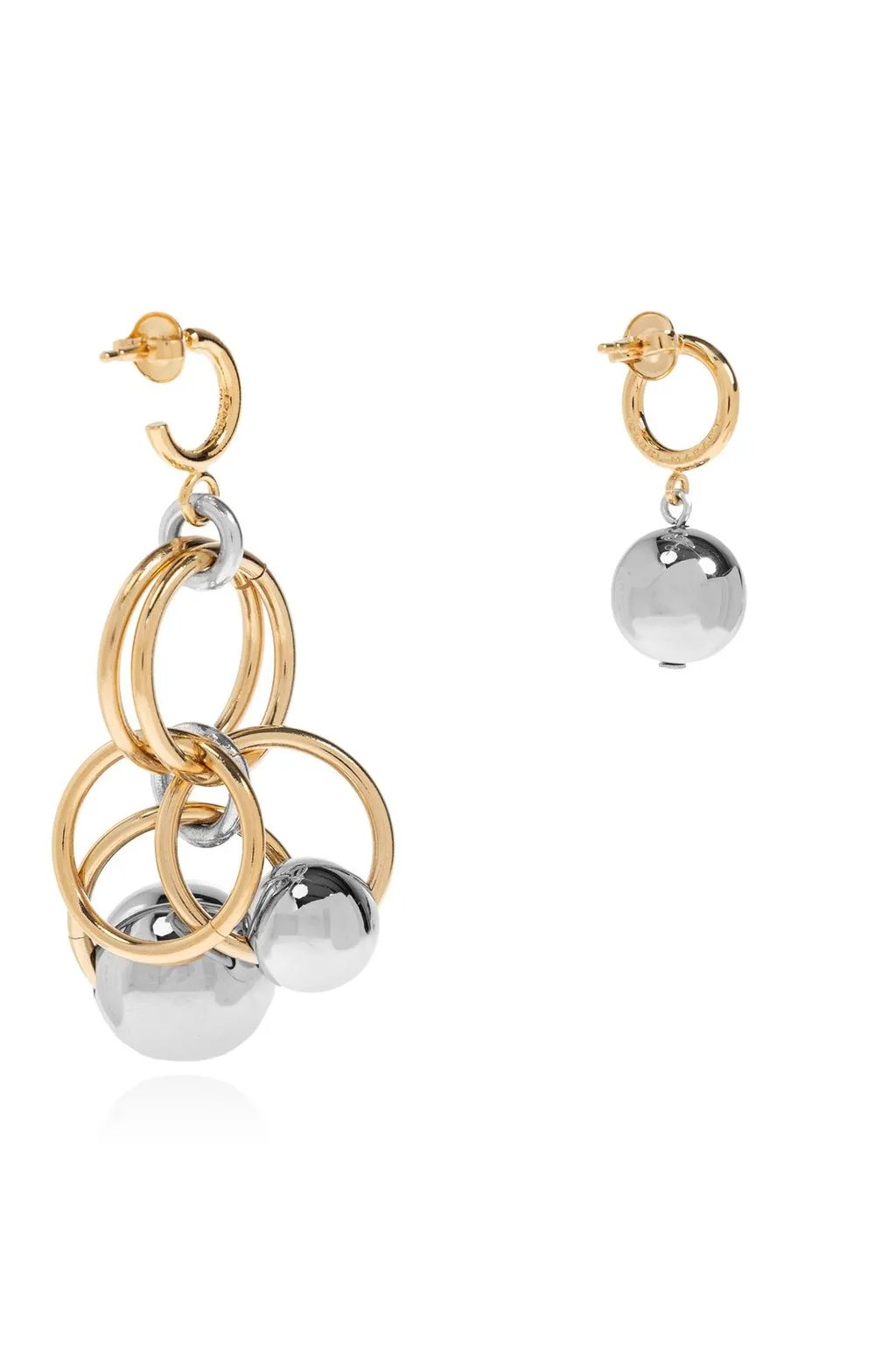 Asymmetric Charm Earrings