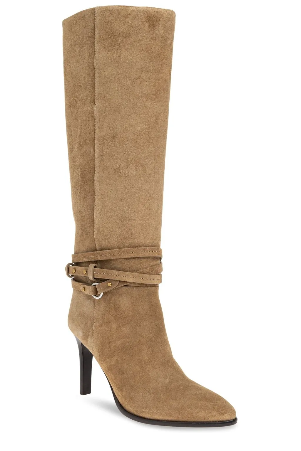 Knee-High Suede Boots