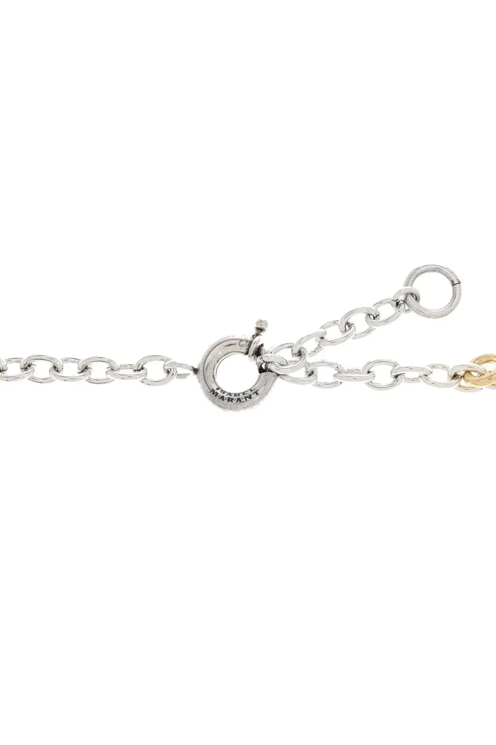 Chain Necklace With Mixed Rings