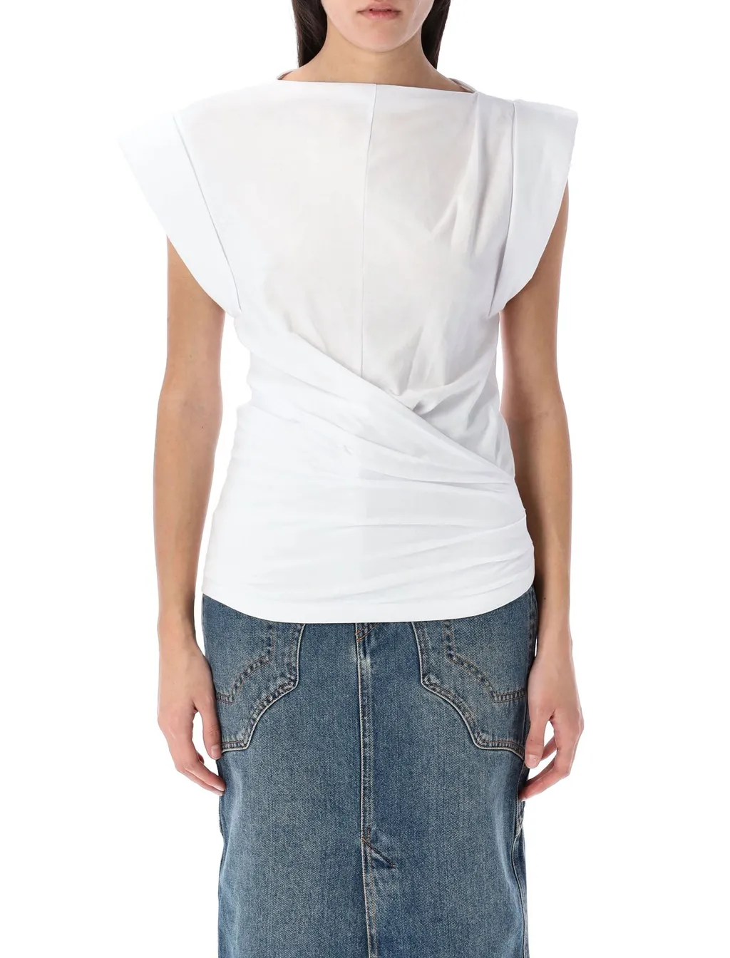 Draped Asymmetric Top