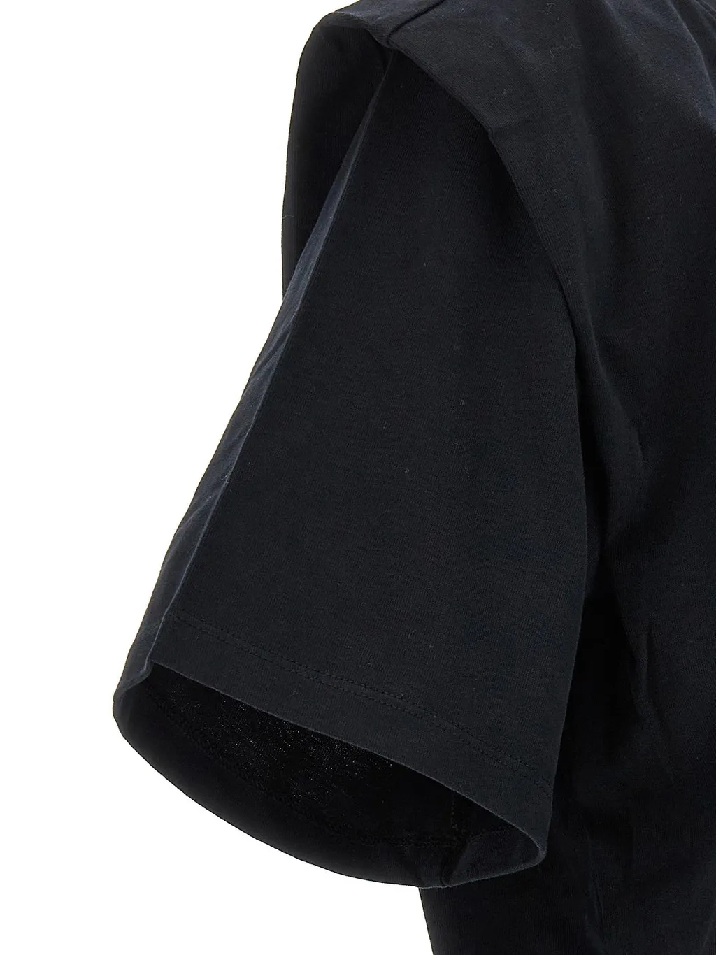 T-Shirt With Padded Shoulders