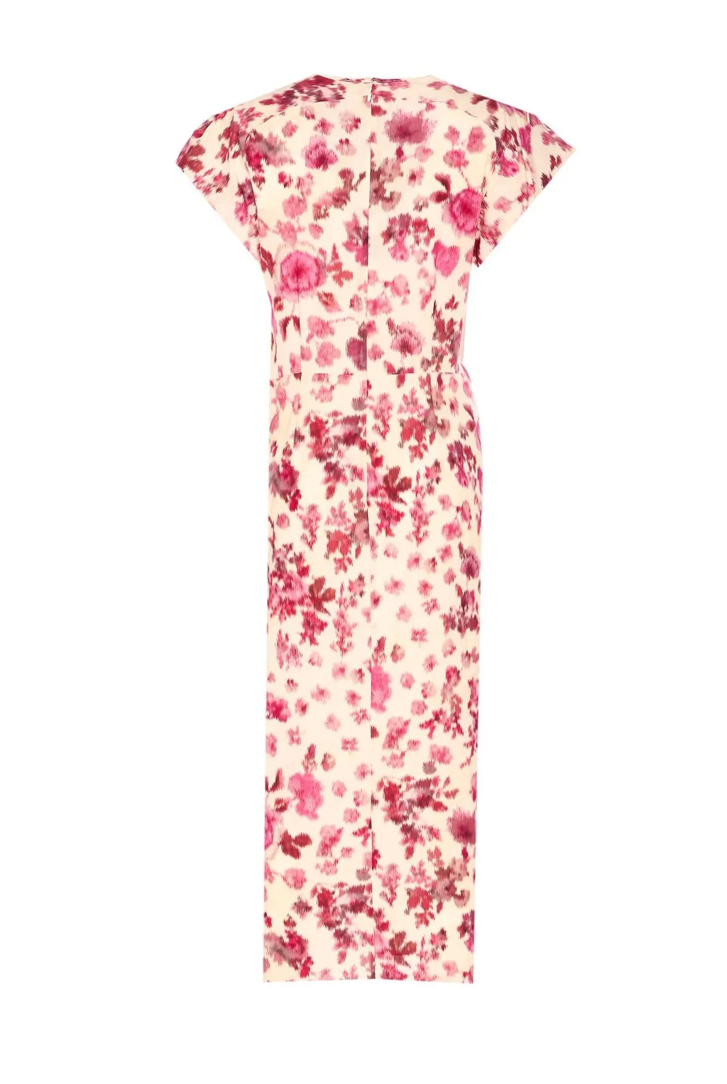 Floral Print Ruched Dress