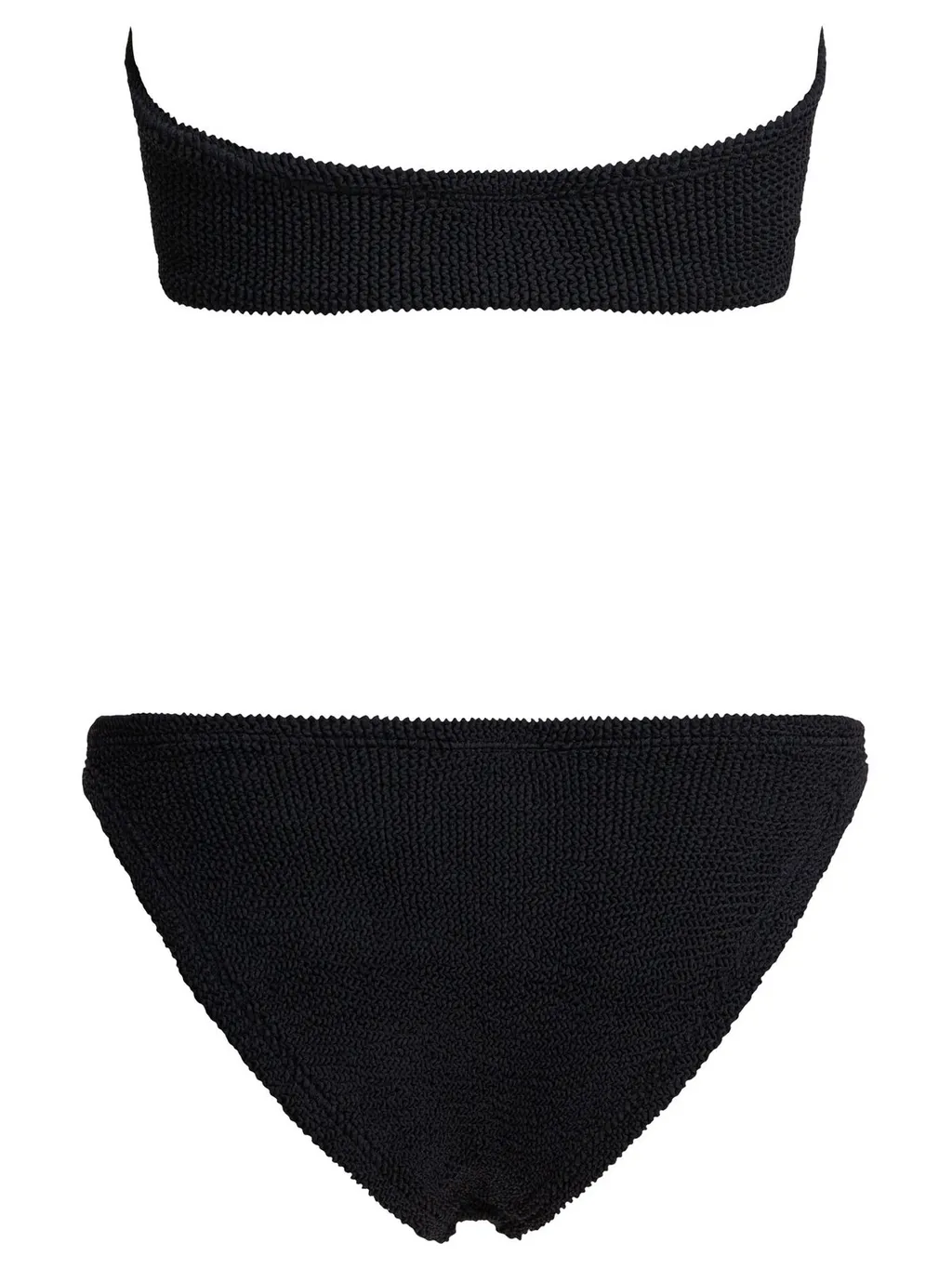 Textured Bandeau Bikini Set