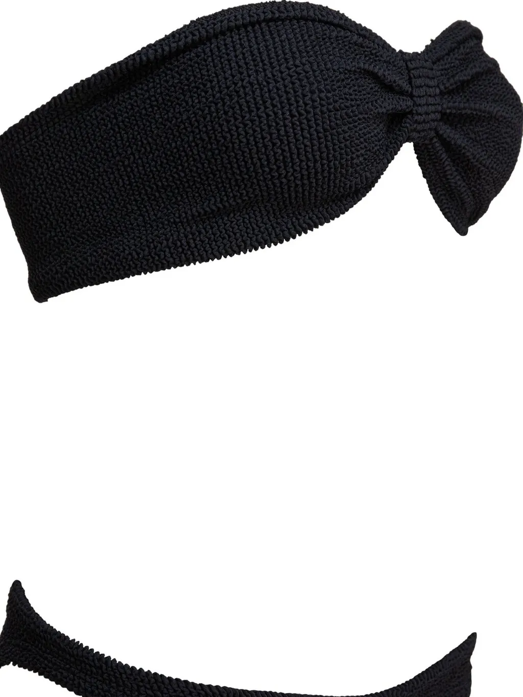 Textured Bandeau Bikini Set