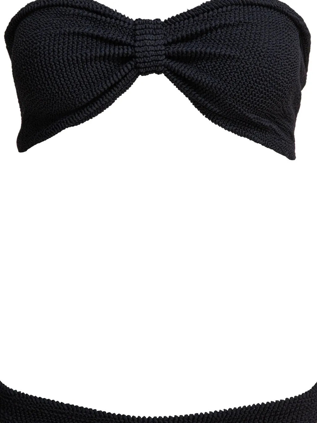 Textured Bandeau Bikini Set