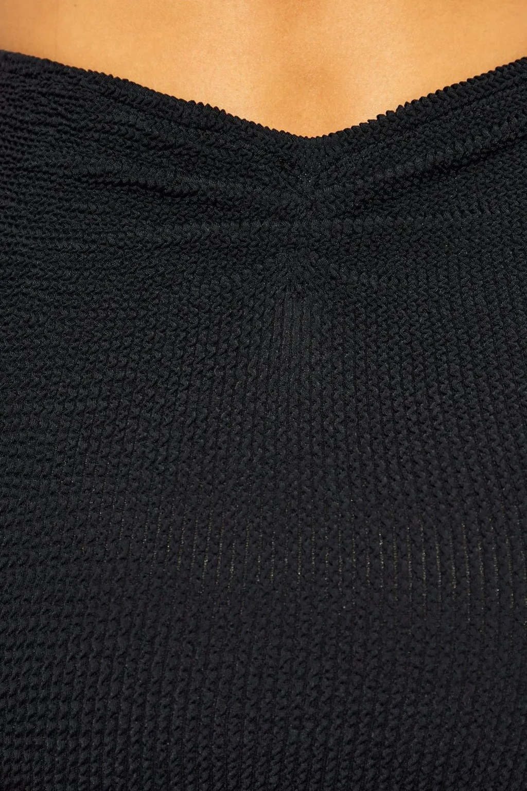 Ribbed Knit Pencil Skirt