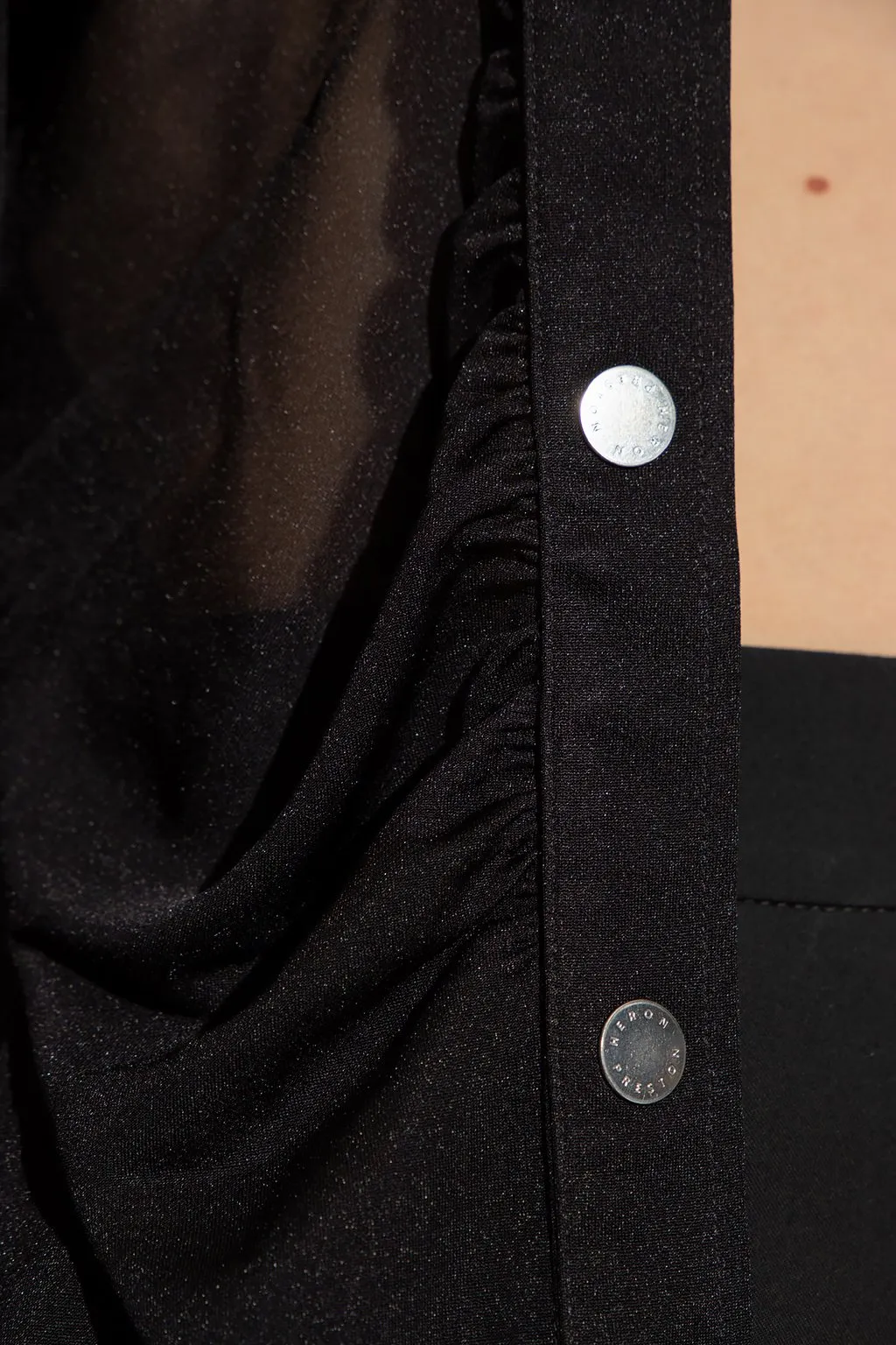 Sheer Button-Up Shirt
