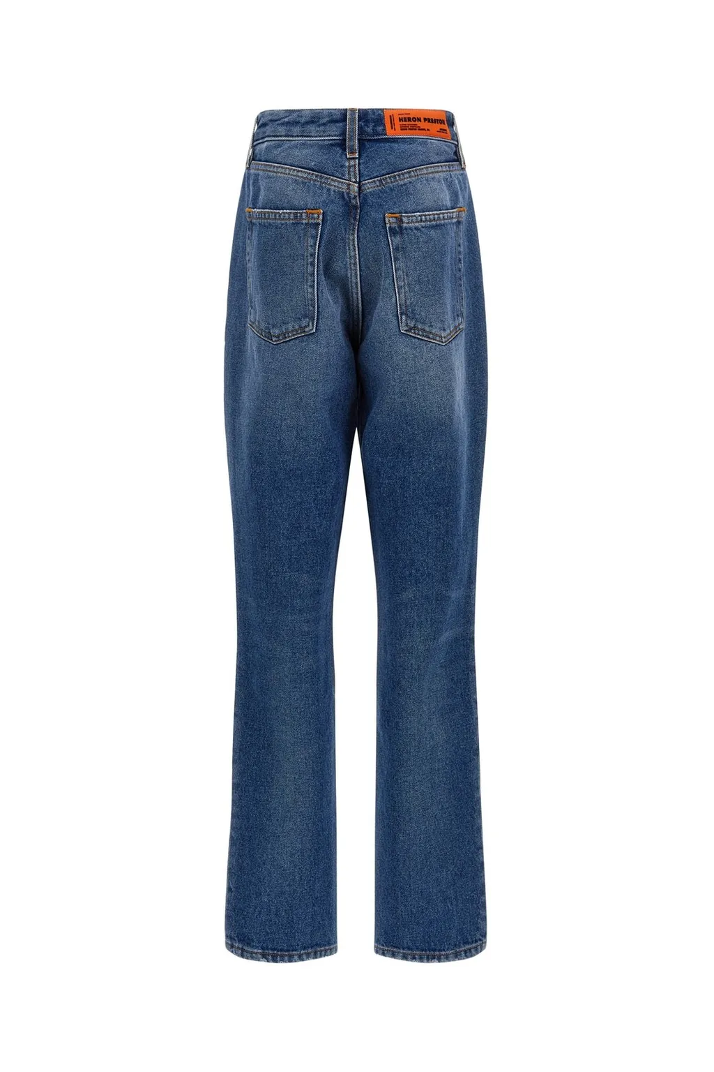 High-Rise Straight Leg Jeans