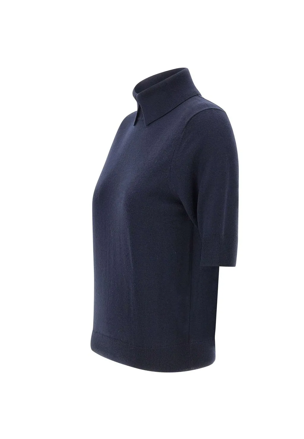 Short Sleeve Polo Sweater
