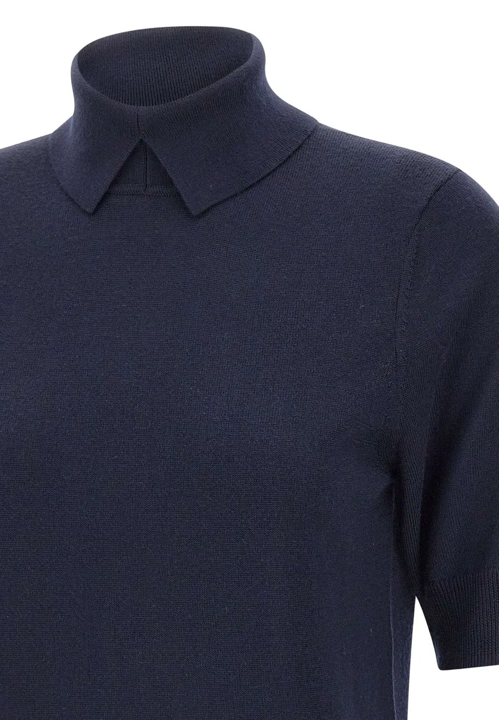 Short Sleeve Polo Sweater