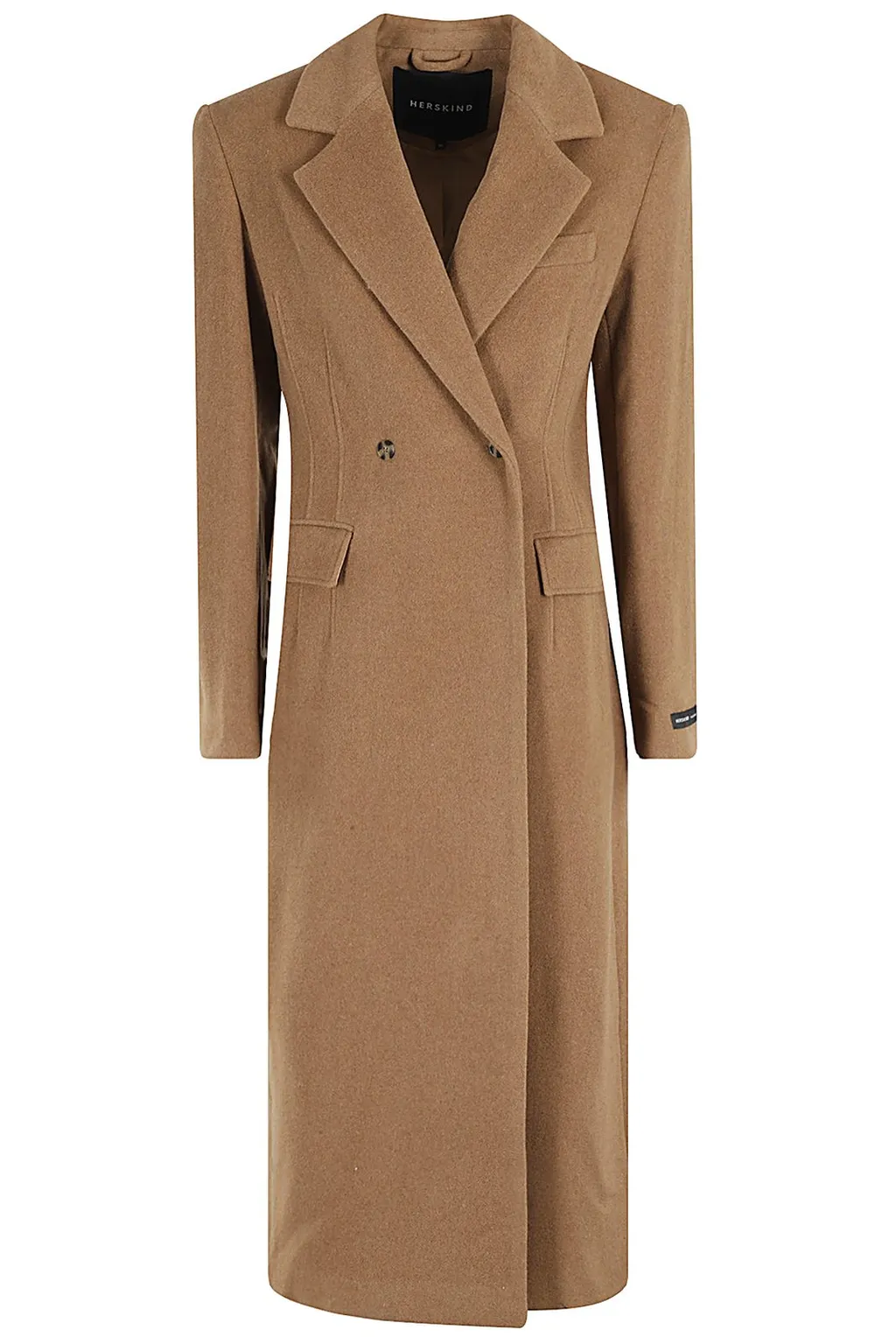 Double-Breasted Wool Coat
