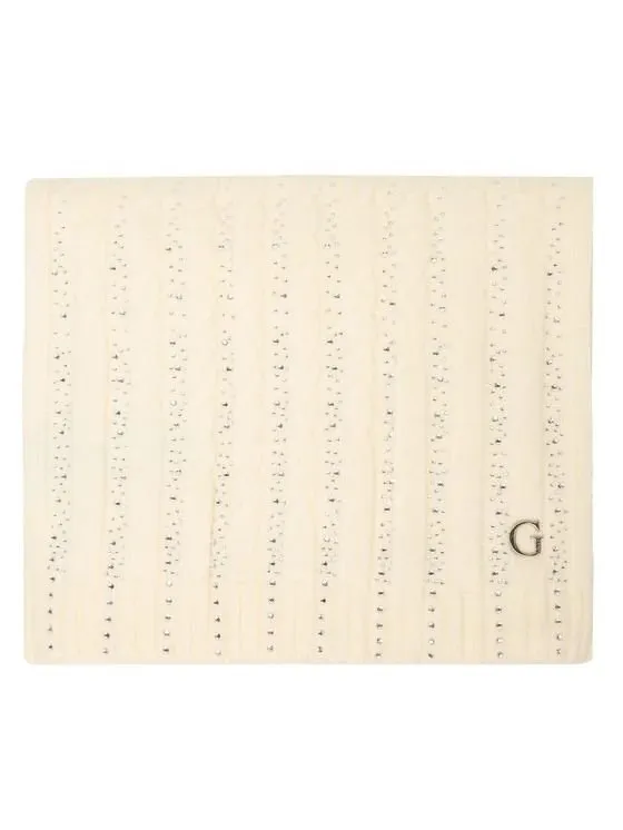 Scarf With Rhinestones