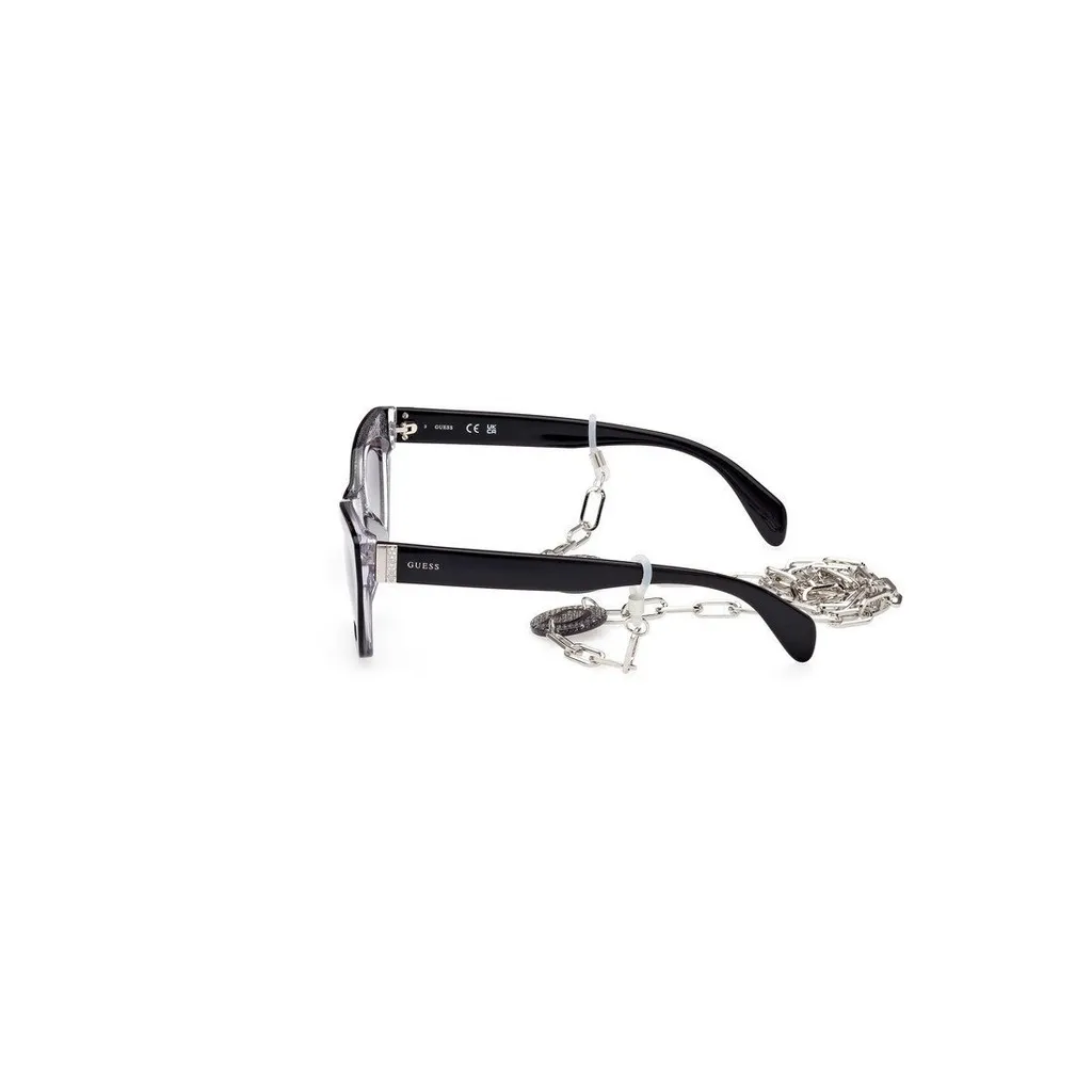 Cat Eye Sunglasses With Chain Detail
