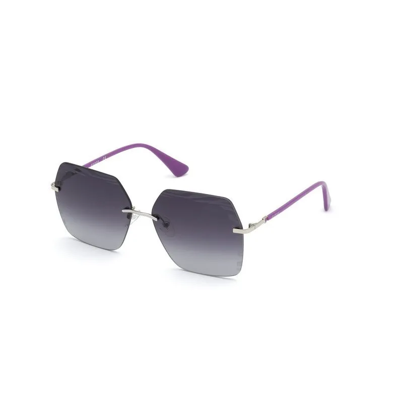 Rimless Hexagonal Sunglasses