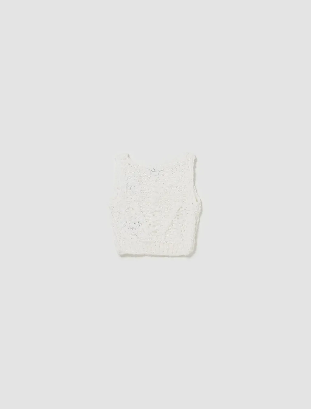 Cropped Knit Vest