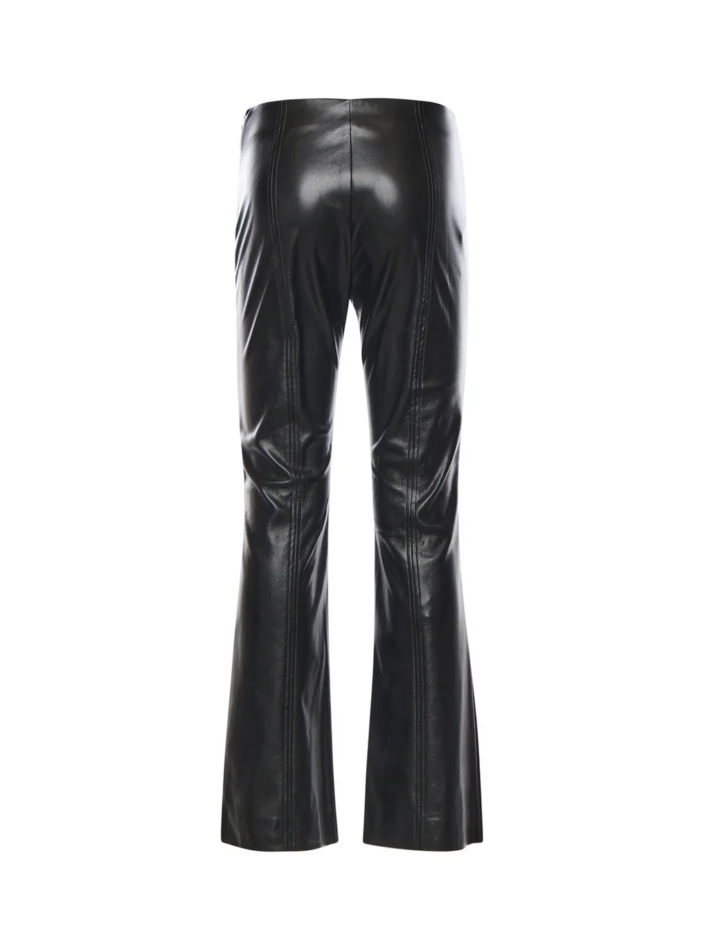 Faux Leather Flare Pants