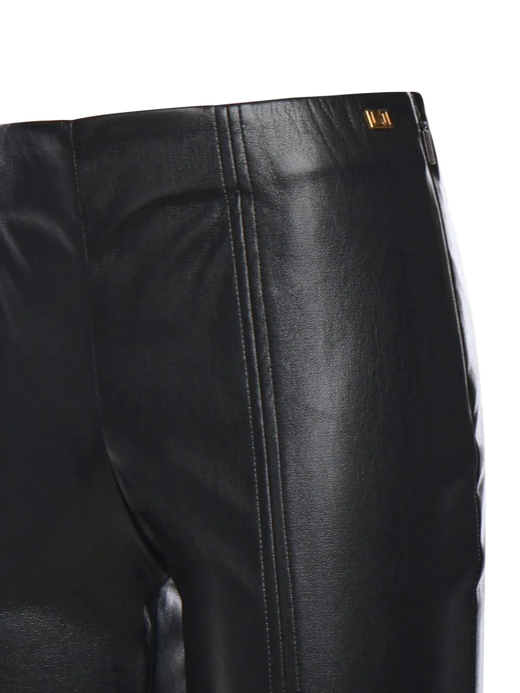 Faux Leather Flare Pants