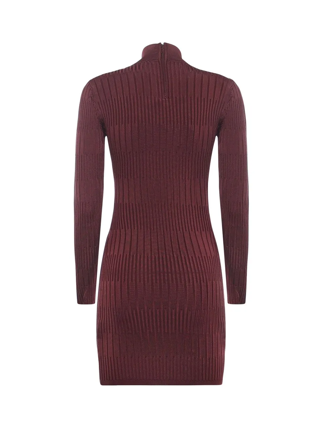 Ribbed Turtleneck Dress