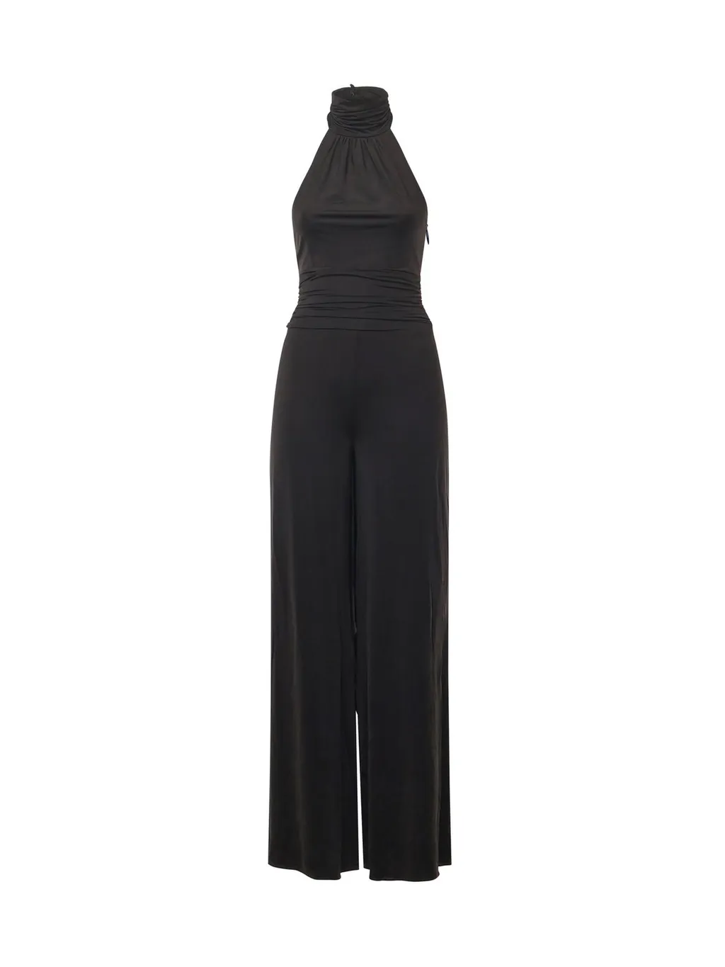 Halterneck Wide-Leg Jumpsuit