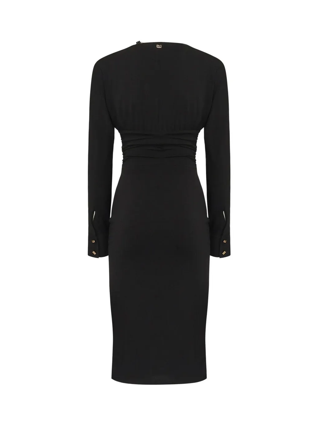 Twist Front Midi Dress