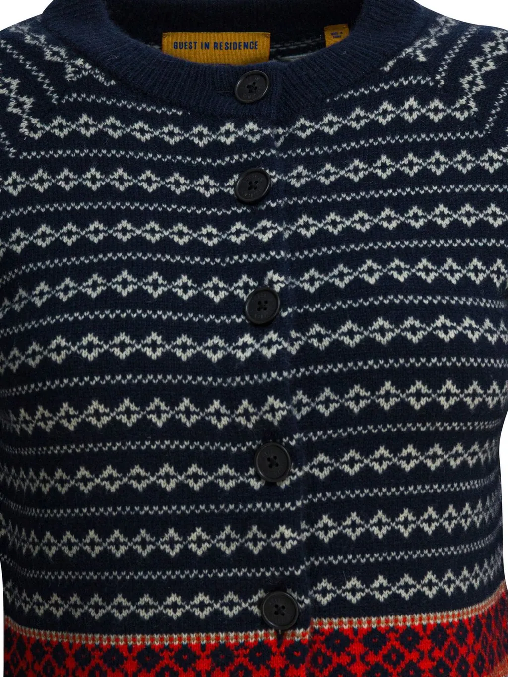 Fair Isle Knit Cardigan