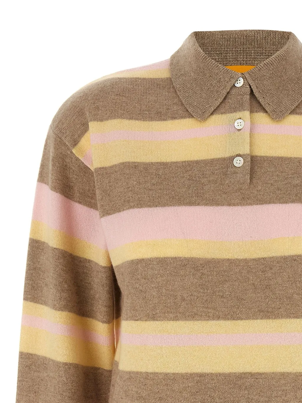 Striped Polo Sweater