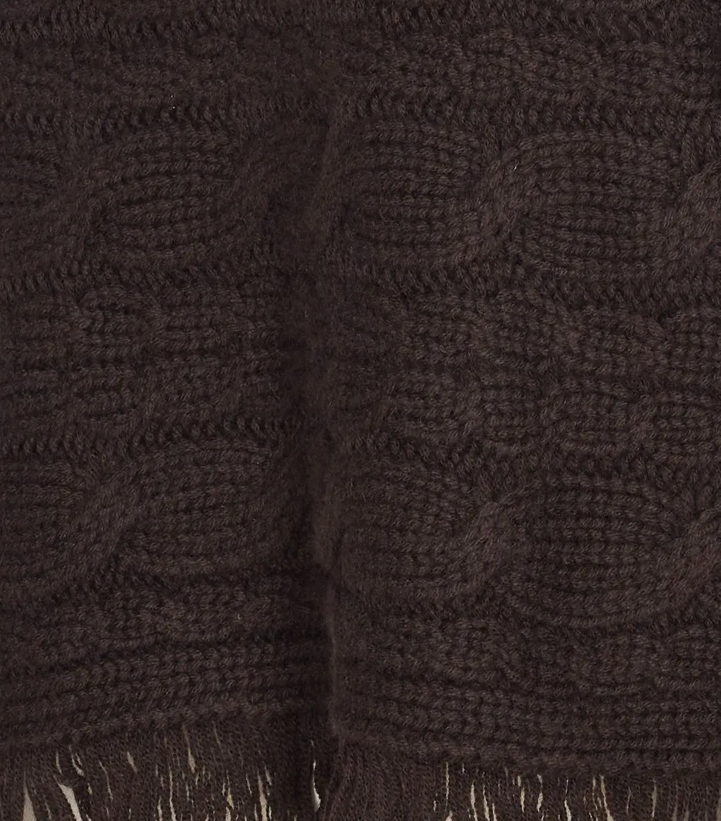 Cable Knit Turtleneck Sweater