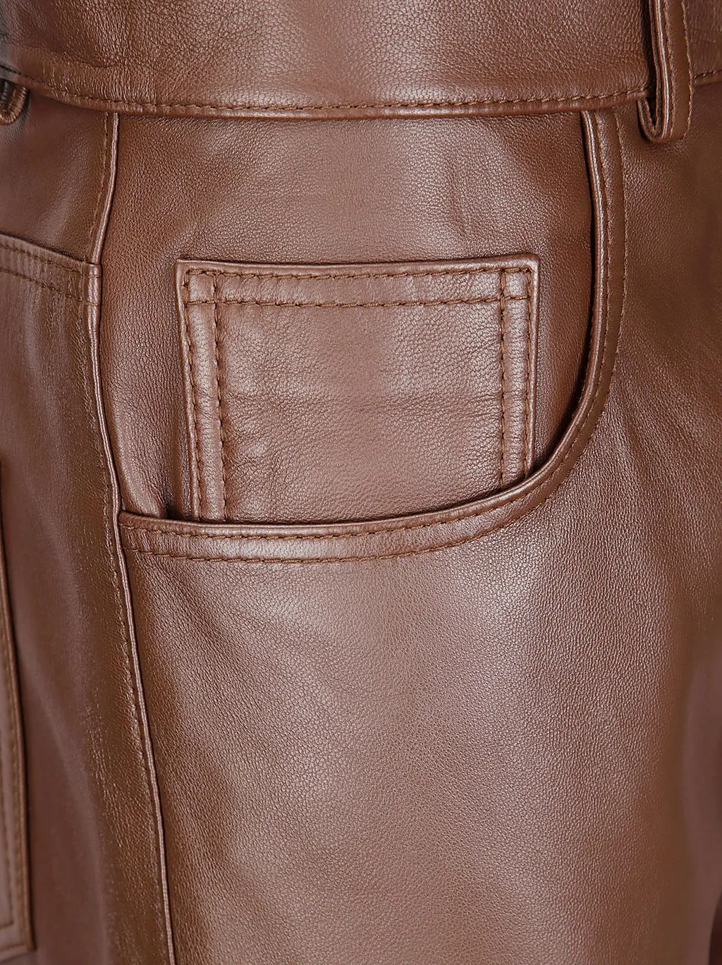Wide-Leg Pleated Trousers