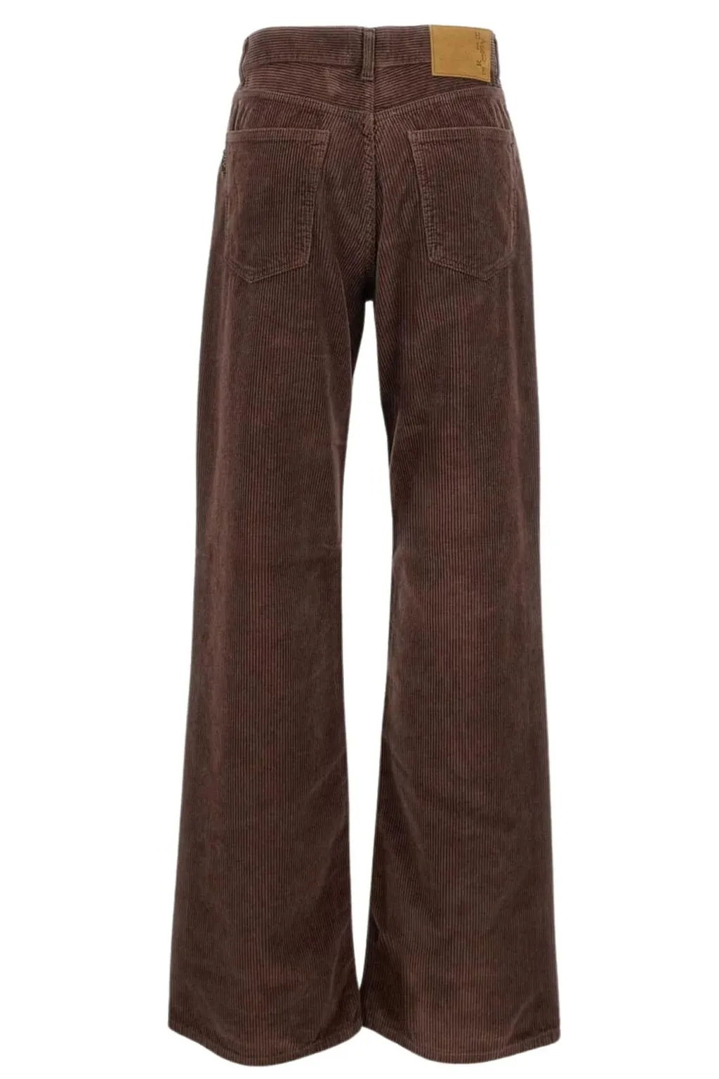 Wide-Leg Corduroy Trousers
