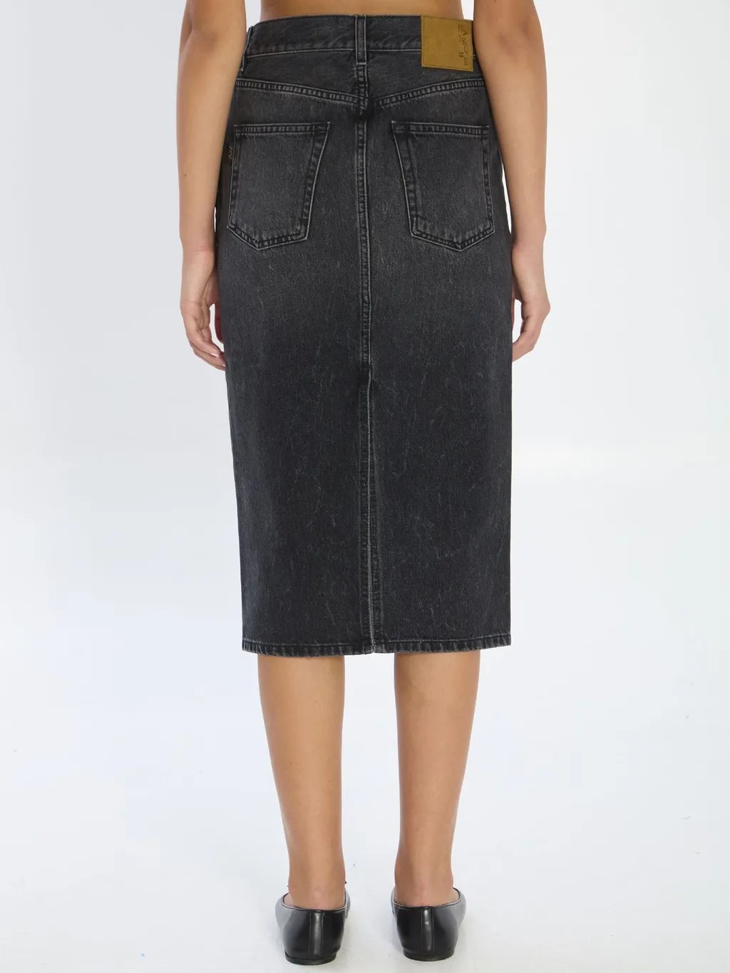Midi Denim Skirt