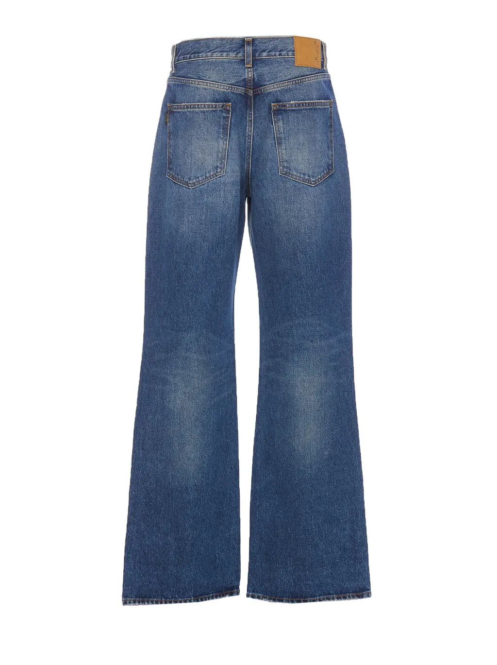 High-Waisted Wide-Leg Jeans