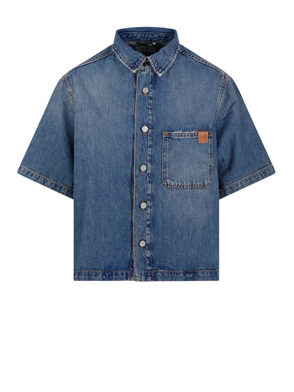 Denim Short Sleeve Shirt