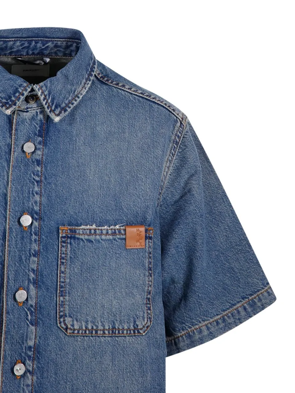 Denim Short Sleeve Shirt