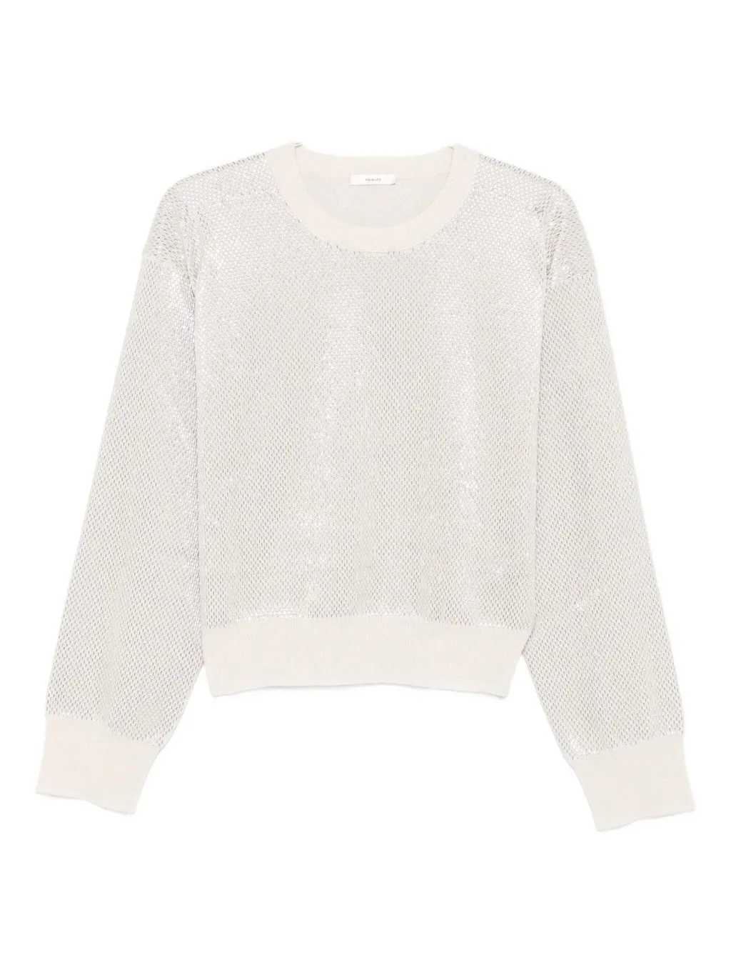 Sequin Mesh Sweater