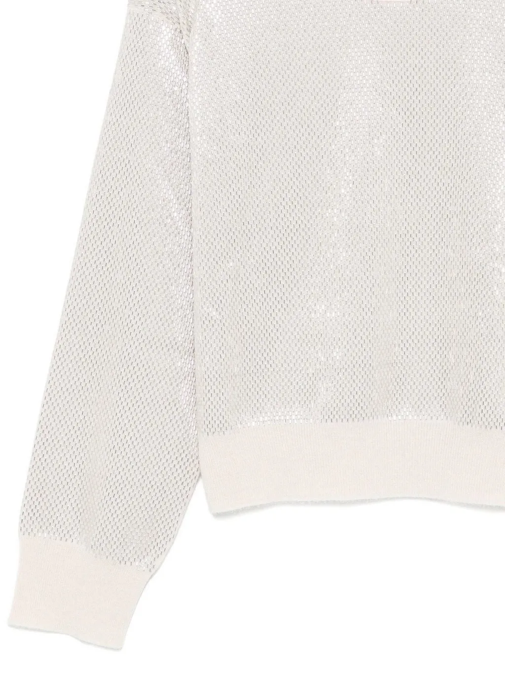 Sequin Mesh Sweater