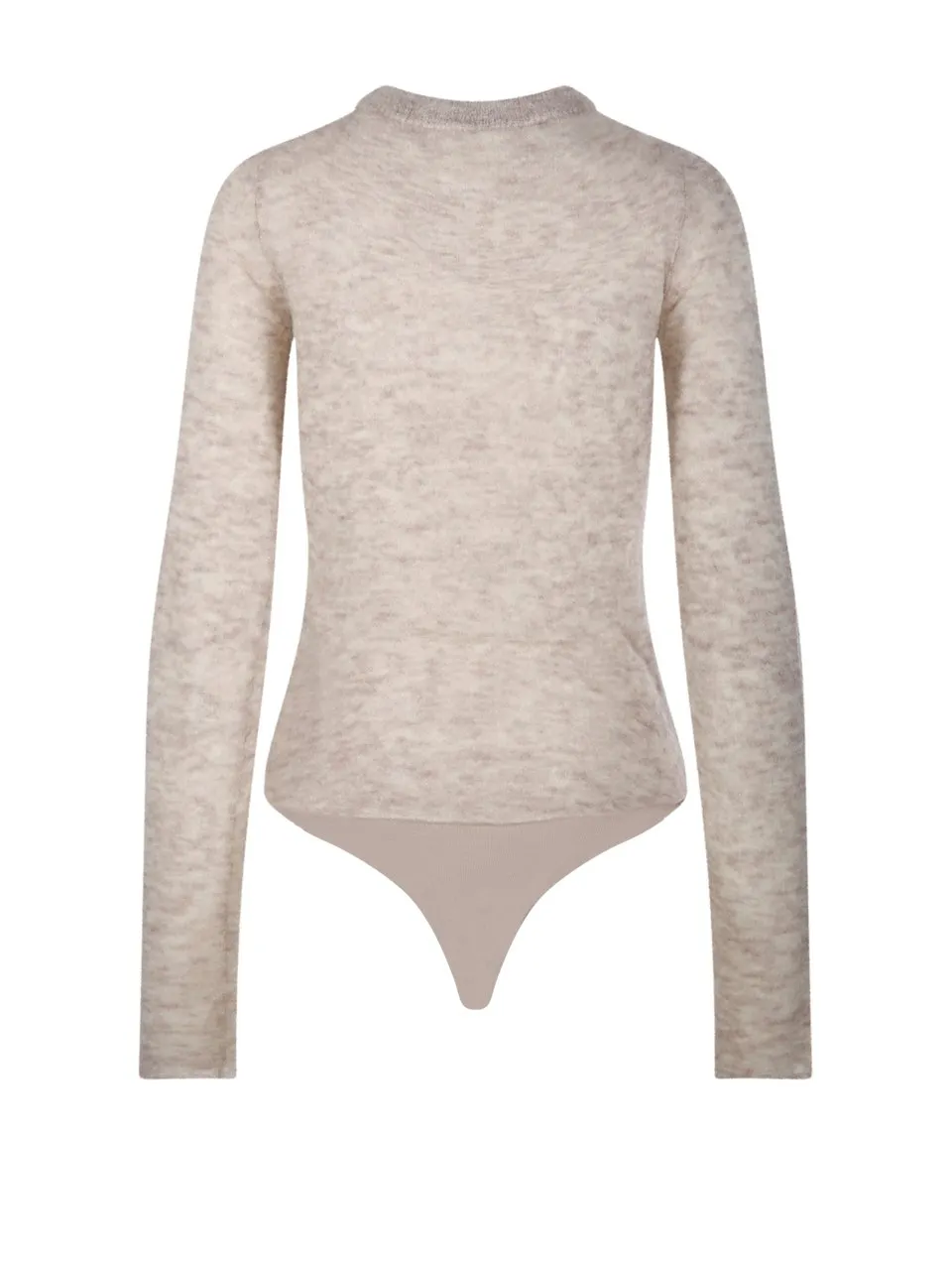 Ribbed Henley Bodysuit