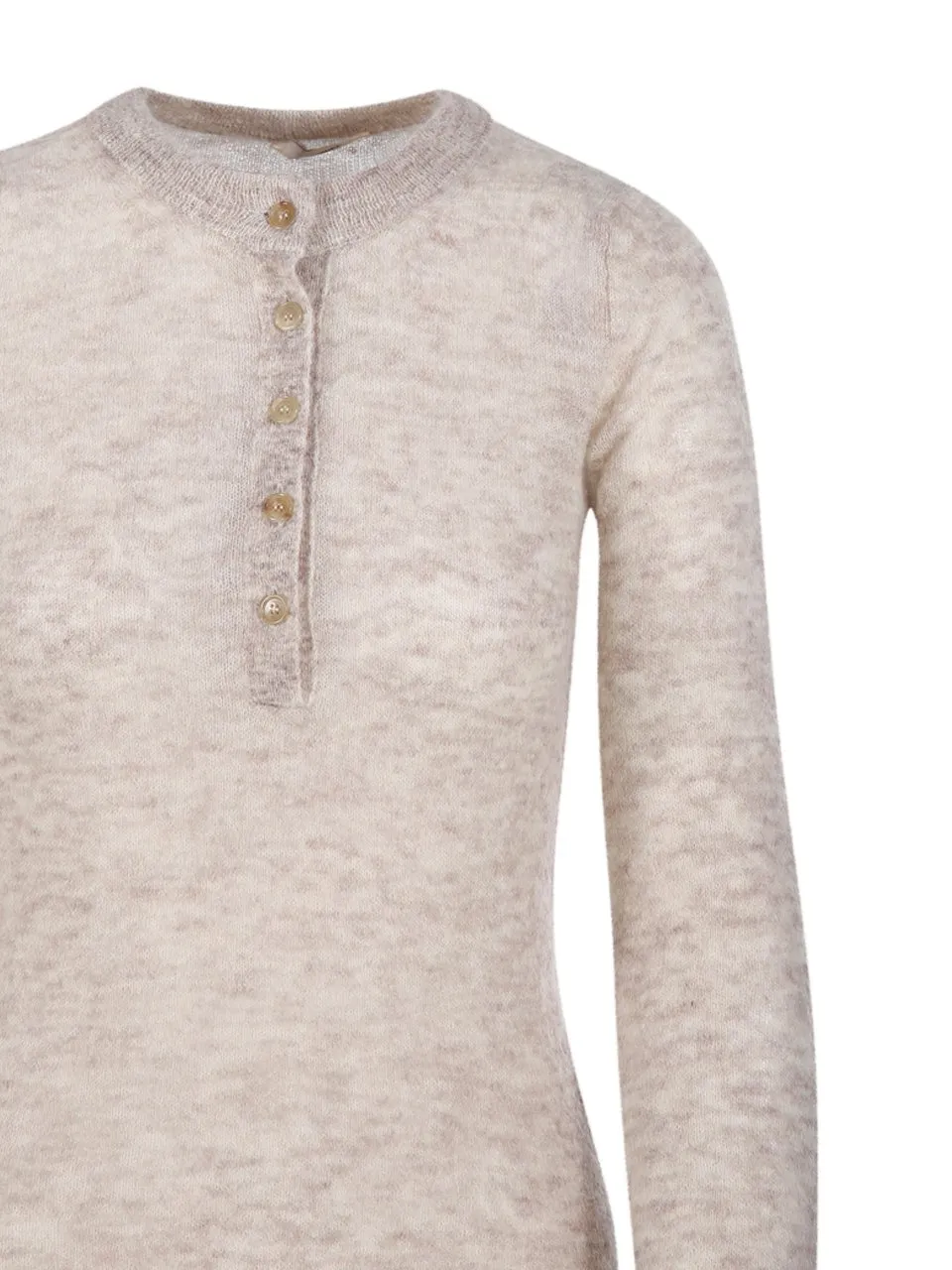 Ribbed Henley Bodysuit