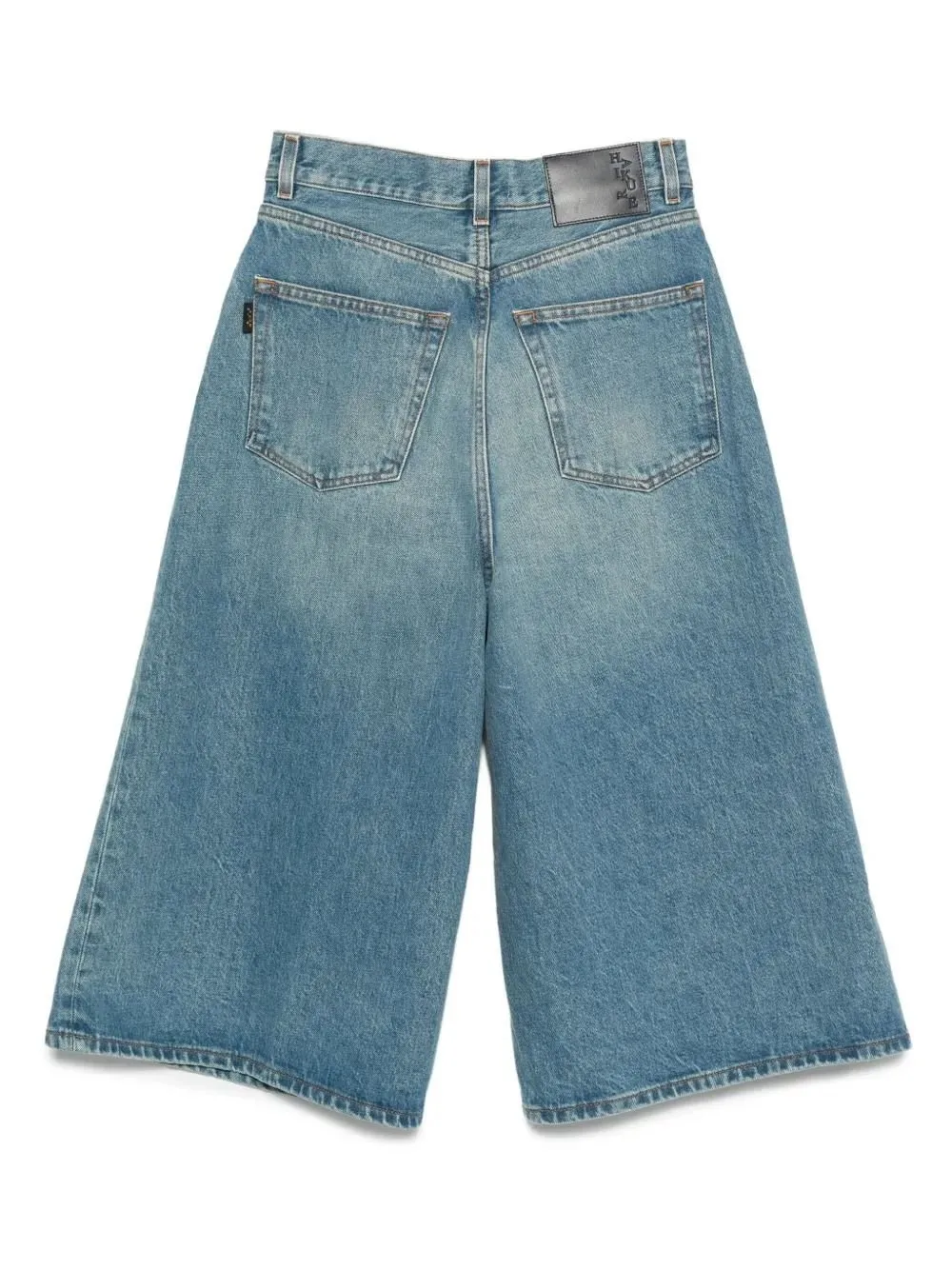 Wide-Leg Cropped Jeans