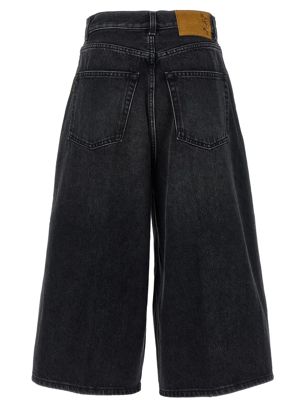 Wide-Leg Cropped Jeans